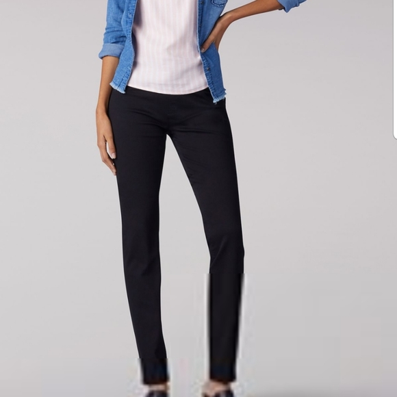 lee sculpting slim fit slim leg pull on jean